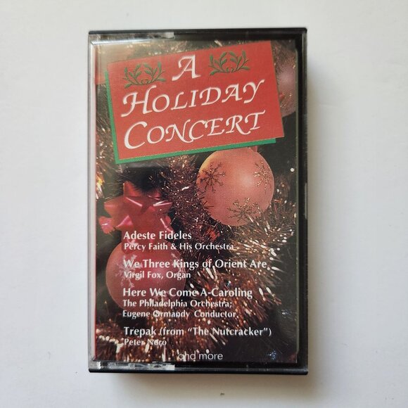 A Holiday Concert Cassette Tape Percy Faith & The Philadelphia Orchestra Sony Mu - Picture 1 of 5
